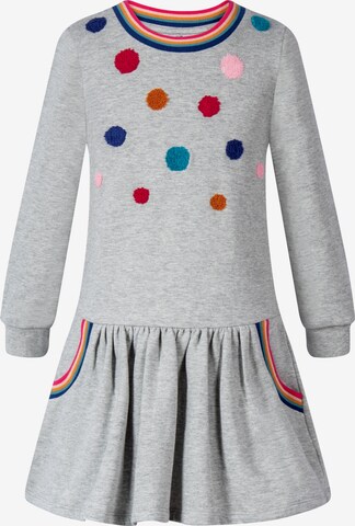 Robe happy girls en gris : devant