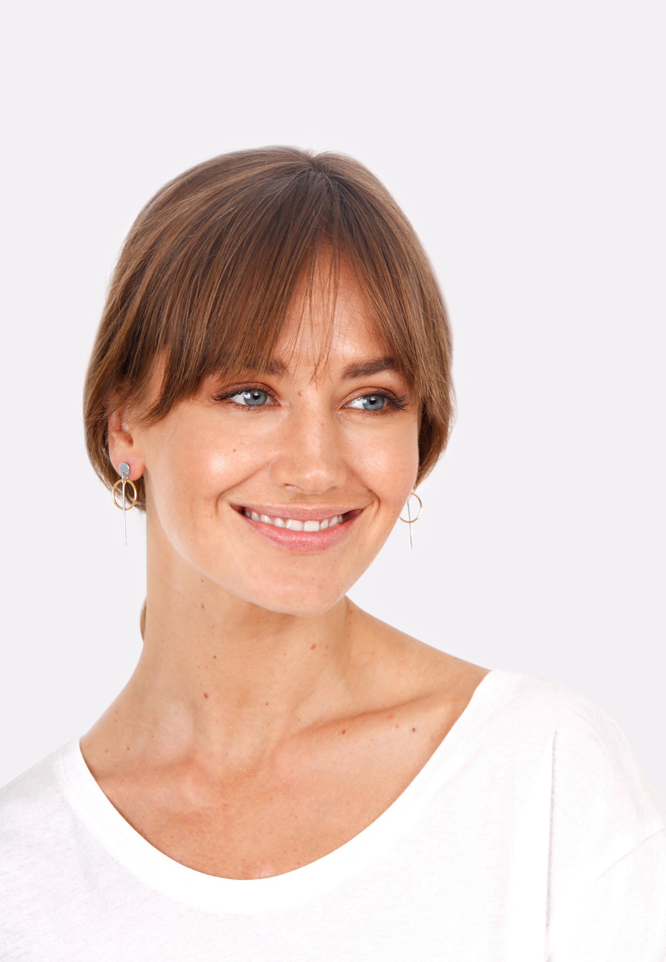 ELLI Earrings 'Geo' in Mixed colors: front