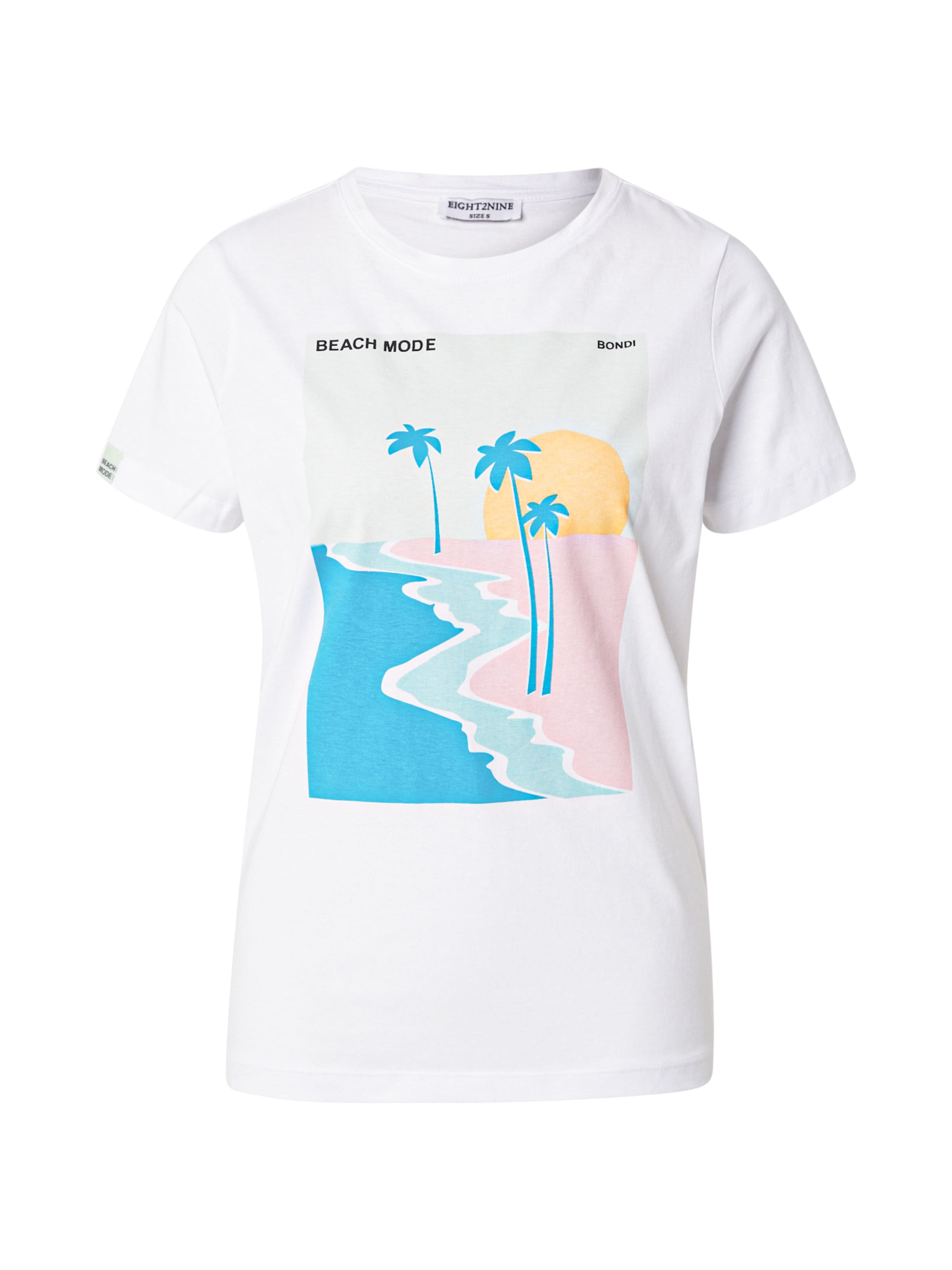 Maglietta di Eight2Nine in bianco: frontale