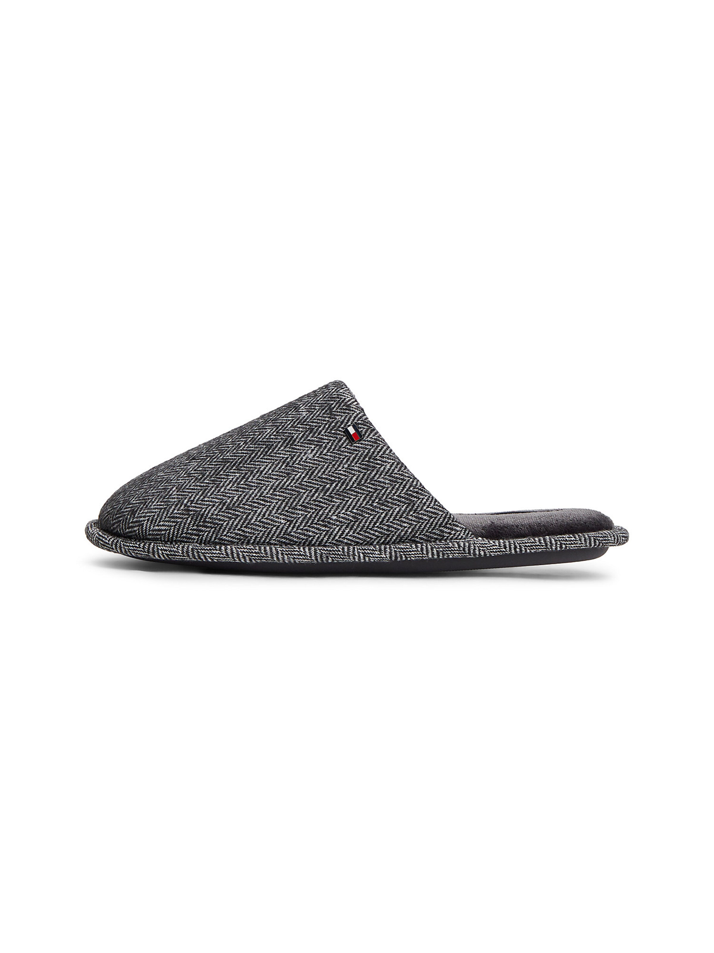 TOMMY HILFIGER Hausschuh in Grau: Vorderseite