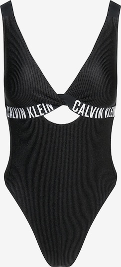 Calvin Klein Swimwear Badeanzug in schwarz / weiß, Produktansicht