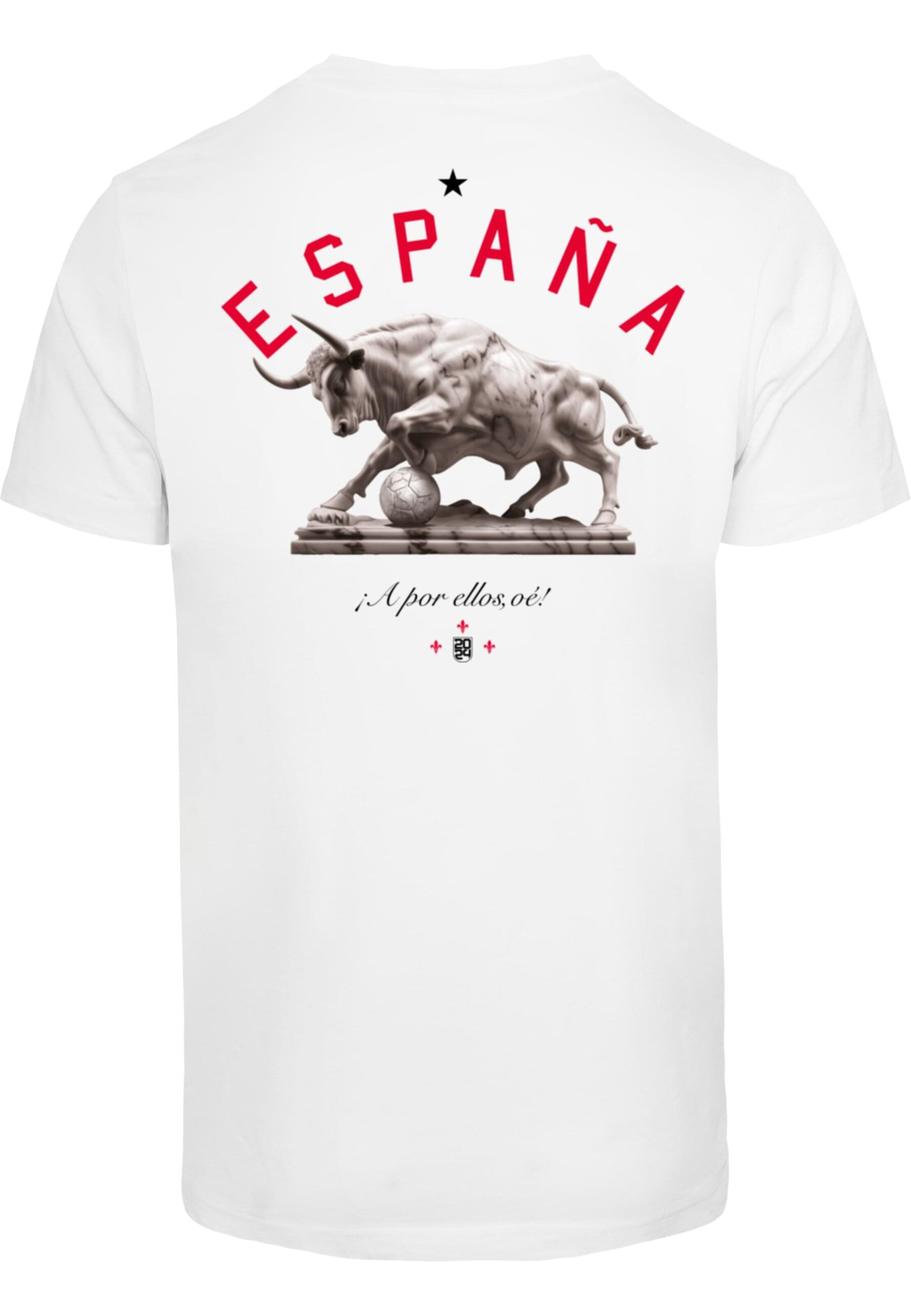 Maglietta 'Toro Espanol' di Mister Tee in bianco