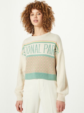 Cotton On Sweater 'INTARSIA' in Beige: front