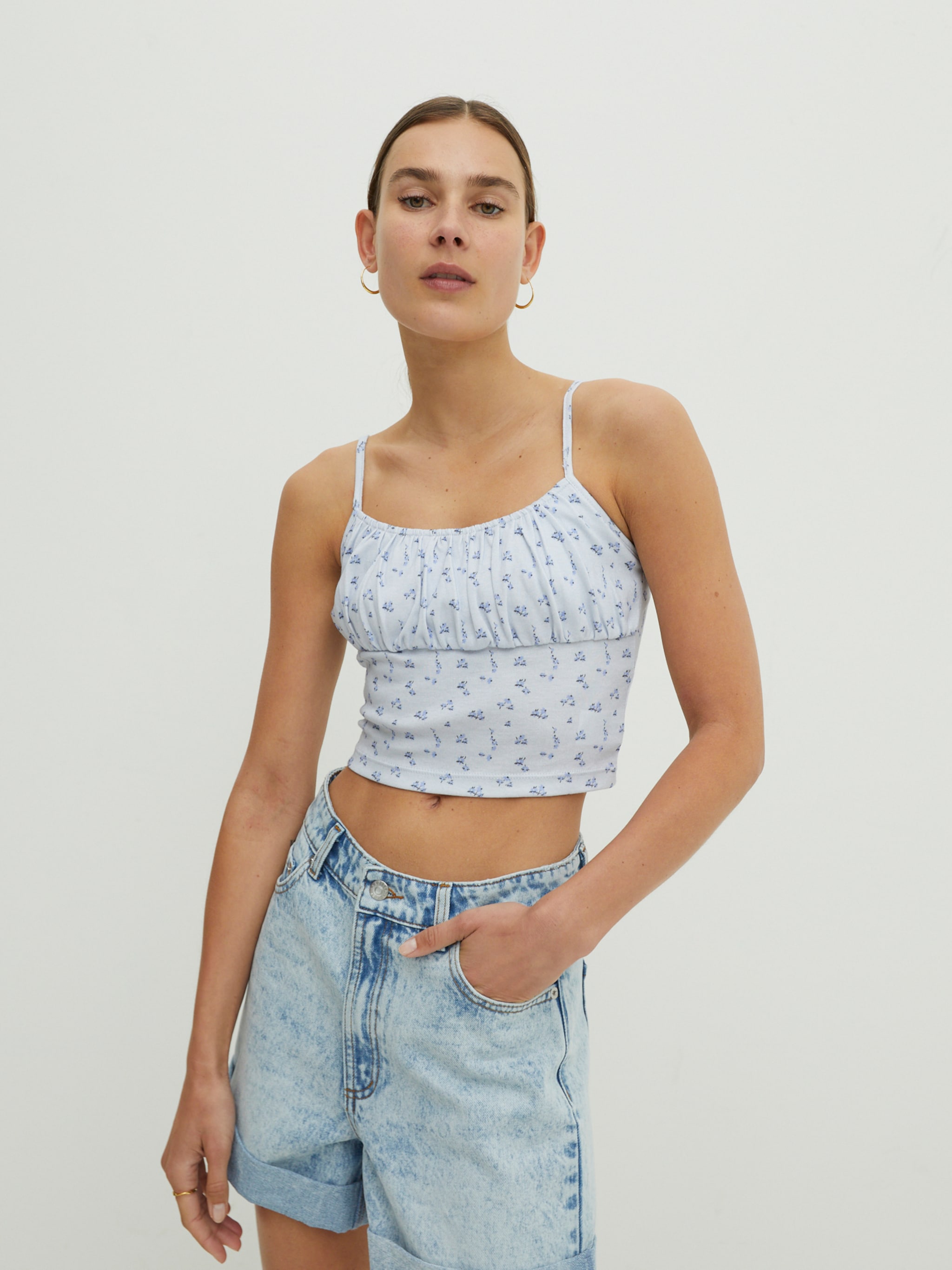 EDITED Producten Top 'Elise' Blauw