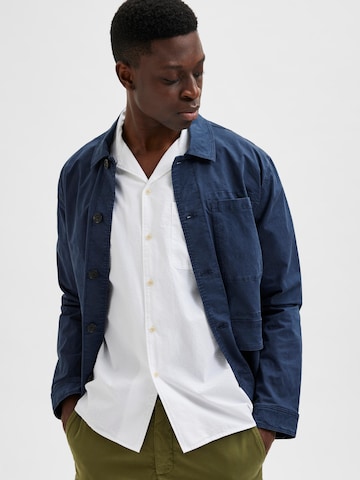 SELECTED HOMME Regular fit Button Up Shirt 'Ray' in White