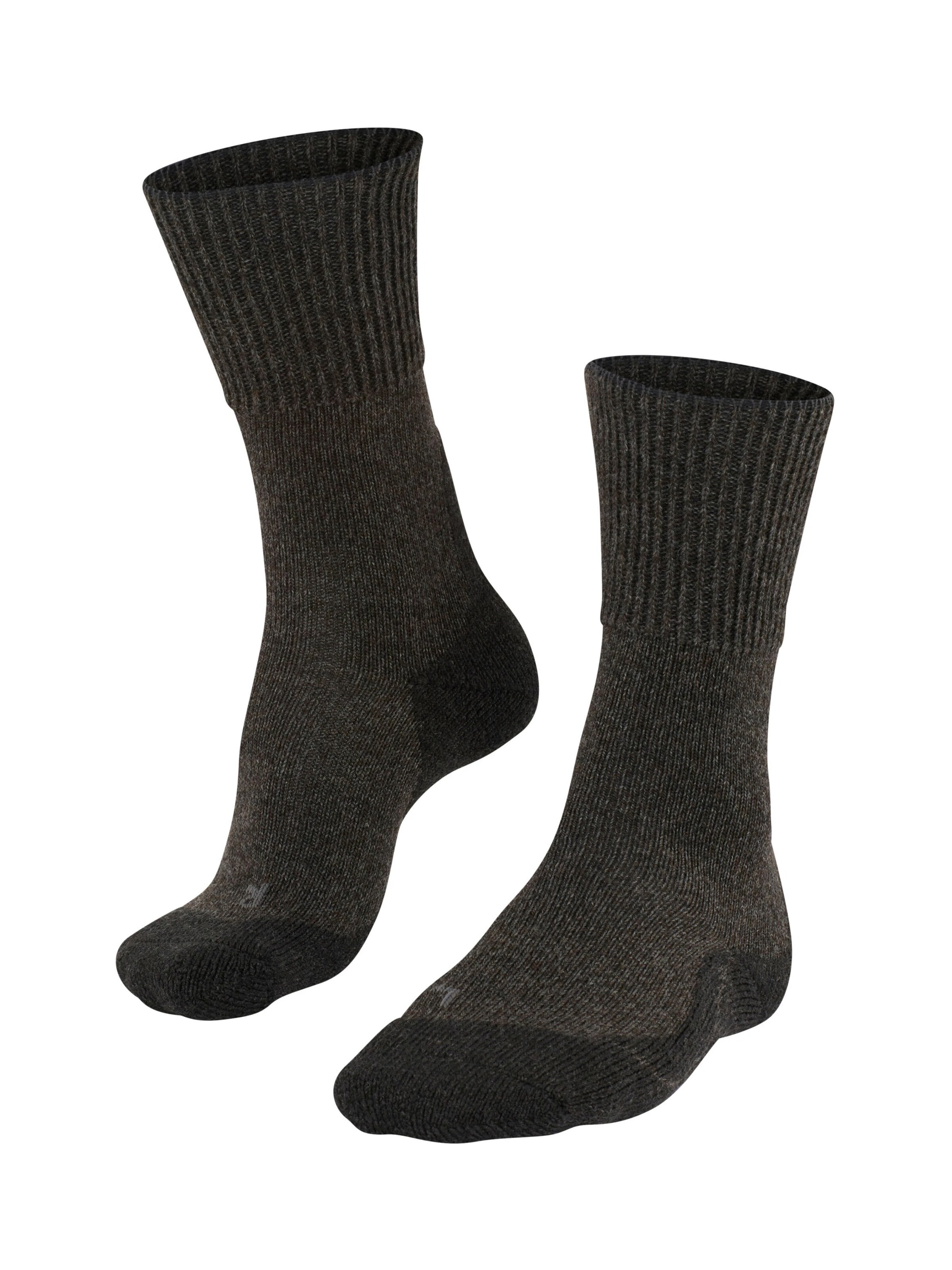 FALKE Athletic Socks 'TK1 Adventure Wool' in Black: front