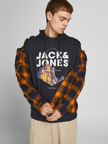 Bluză de molton 'Kalf' de la JACK & JONES pe negru