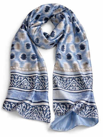 COLLEZIONE ALESSANDRO Scarf 'Mykokos' in Blue: front