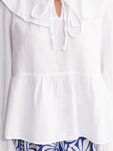 MixRay Bluse in Weiß