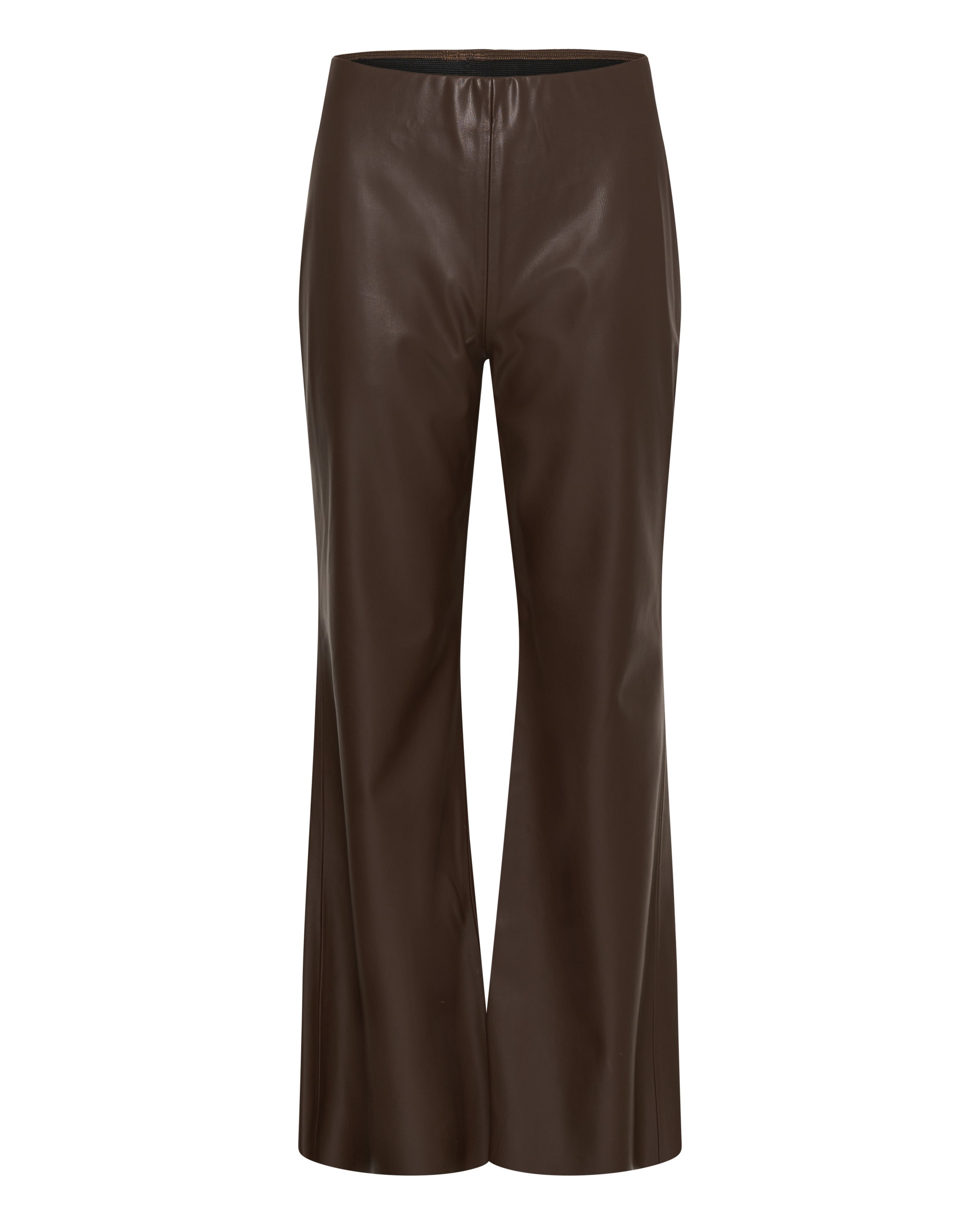 évasé Pantalon SAINT TROPEZ en marron : devant