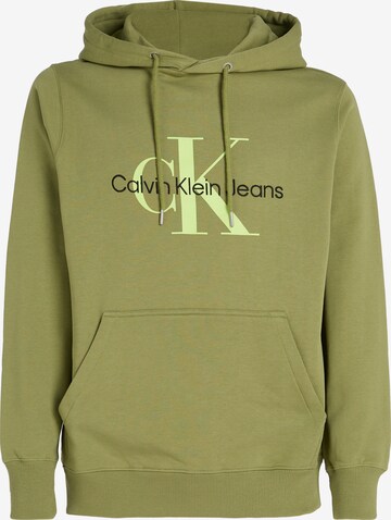 Calvin Klein Jeans Sweatshirt 'Essentials' in Green: front