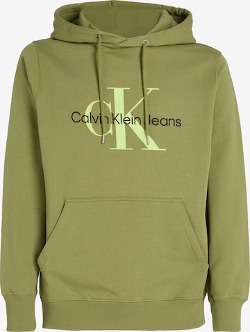 Calvin Klein Jeans Sweatshirt in Grün: predná strana