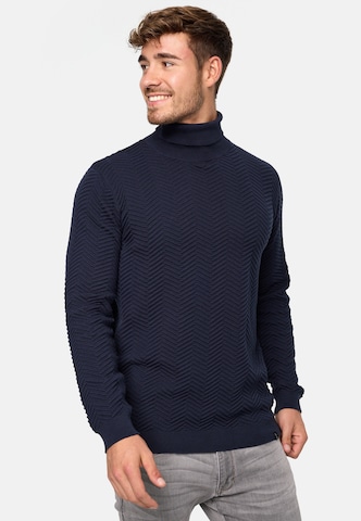 INDICODE JEANS Sweater 'Saini ' in Black
