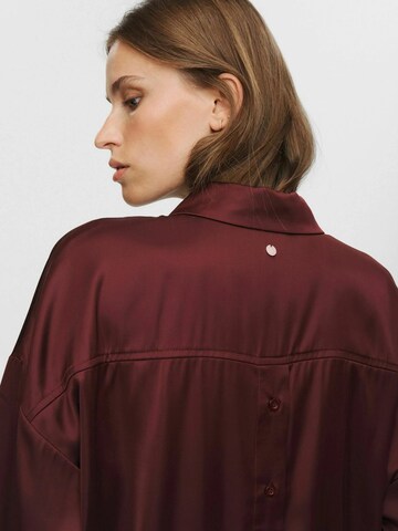 NÜMPH Bluse 'NUSANTINA' i rød