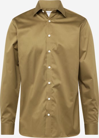 SELECTED Рубашка 'SLHETHAN' в Зеленый: спереди