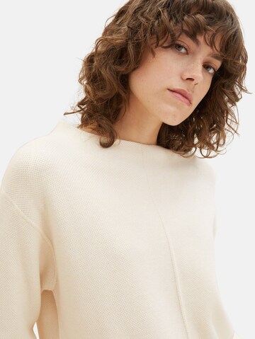 TOM TAILOR Trui in Beige