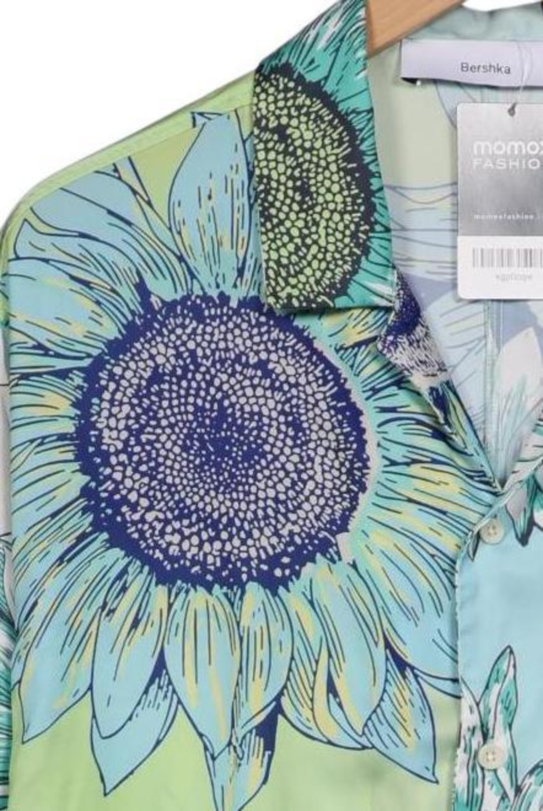 Bershka Hemd S in Grün