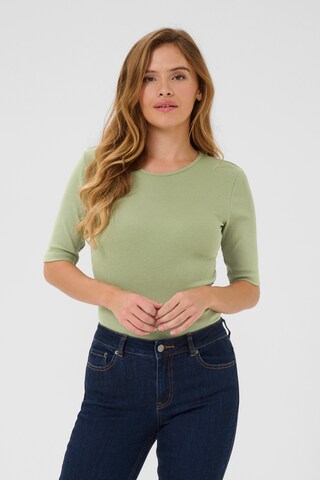 T-shirt 'Carna' Kaffe en vert : devant