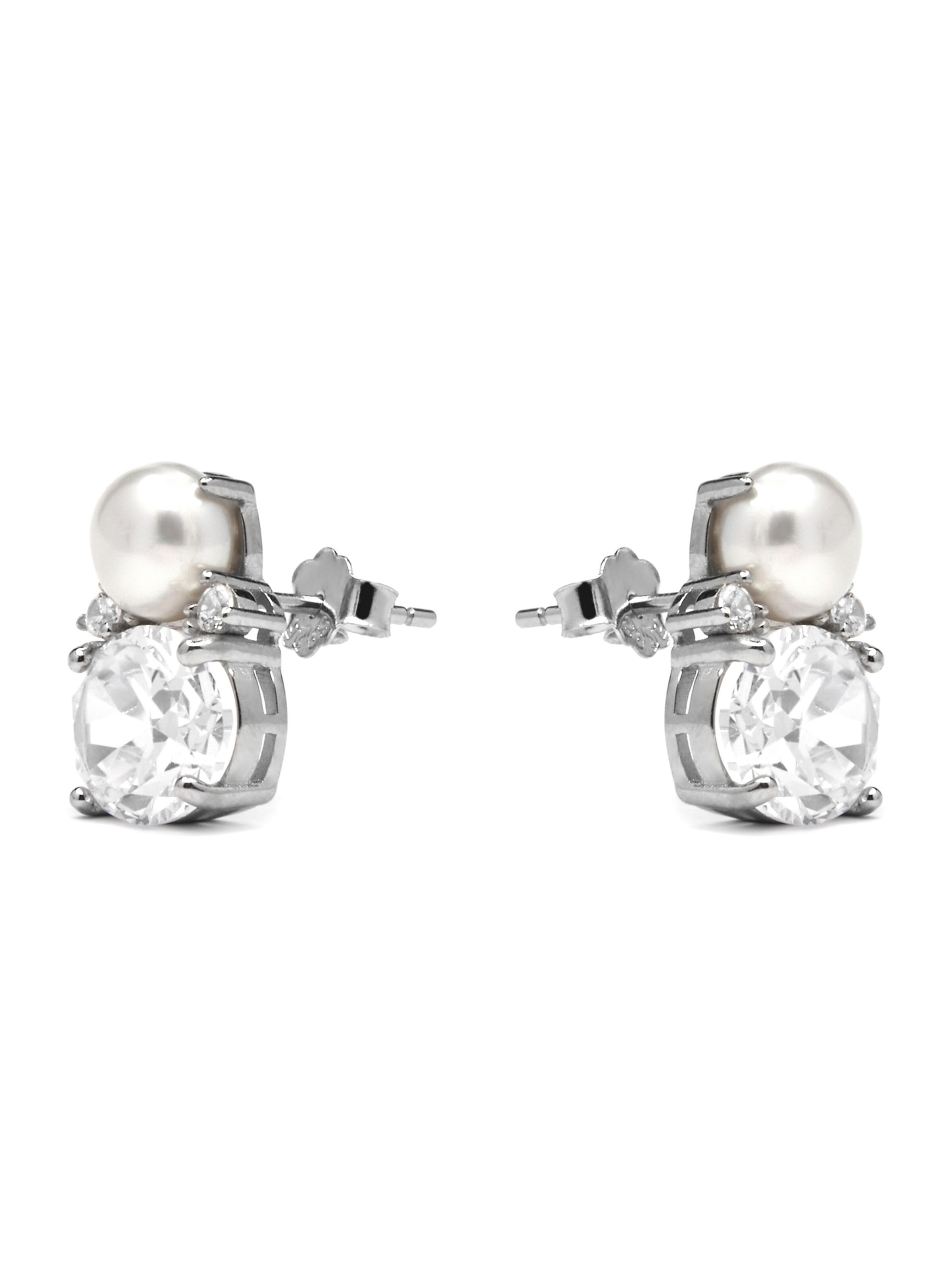 Luxenter Oorbellen 'Ward' in Wit