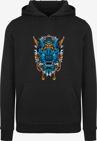 F4NT4STIC Sweatshirt 'Dragon' in Zwart: voorkant