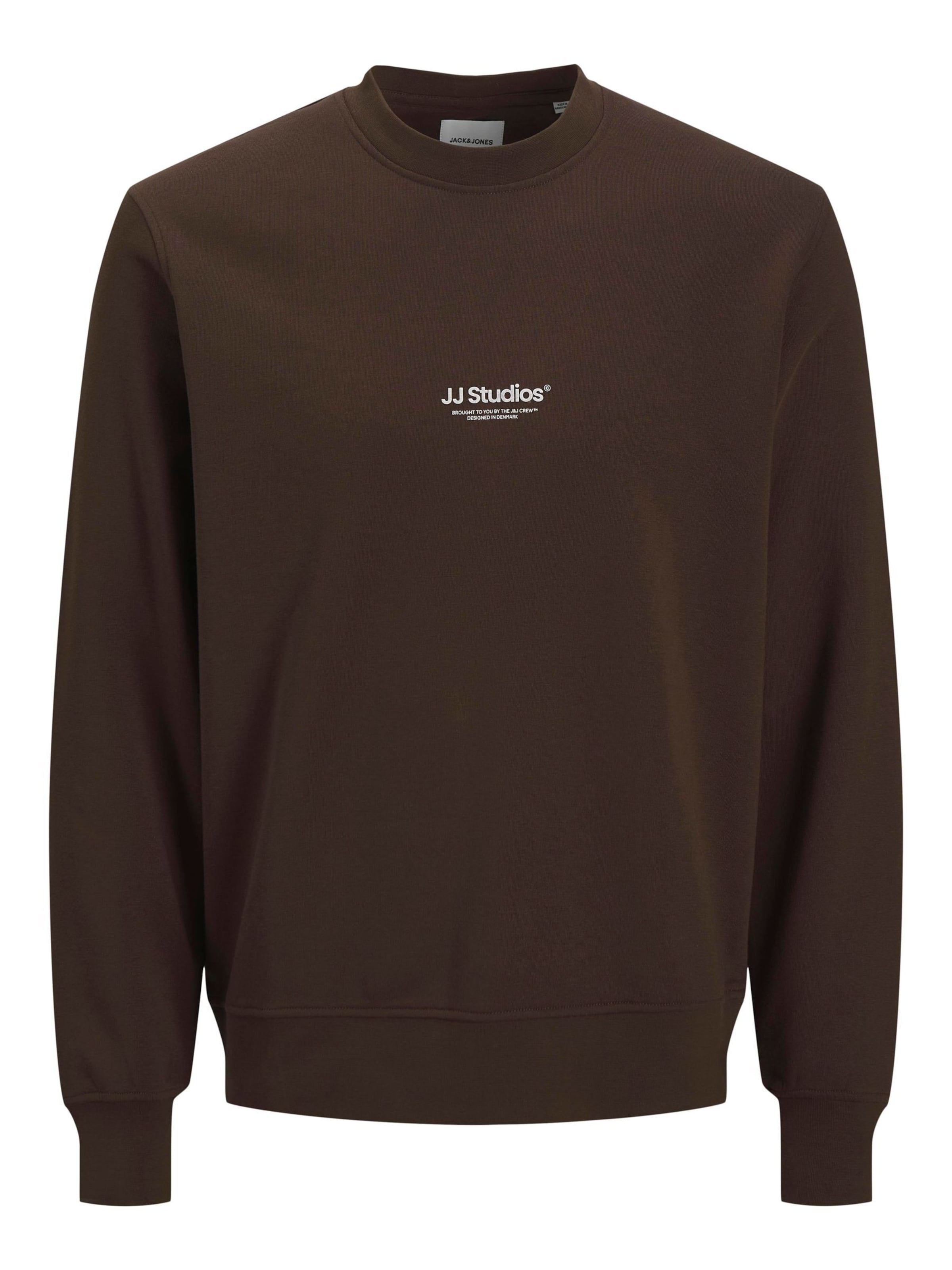 JACK & JONES Sweatshirt 'JJESOHO' i brun: forside