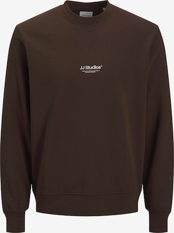 JACK & JONES Свитшот 'JJESOHO' в Коричневый: спереди