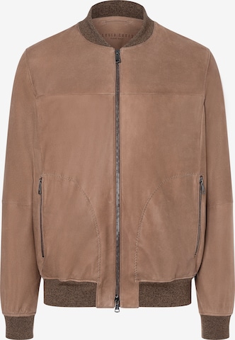 Werner Christ Between-Season Jacket 'Bono' in Brown: front