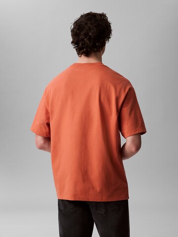 Calvin Klein Jeans Shirt in Oranje