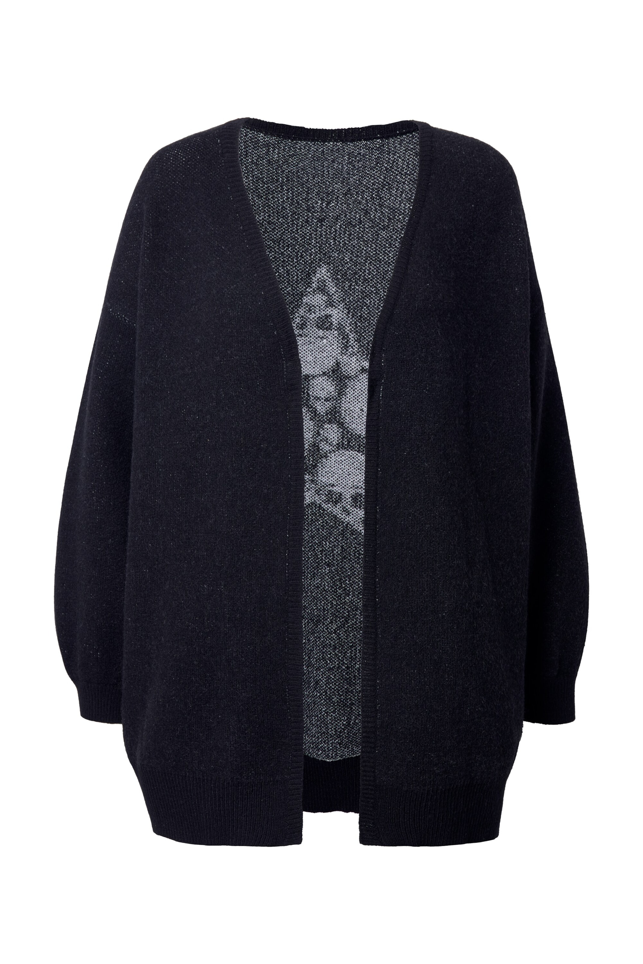 Angel of Style Knit Cardigan in Black: front