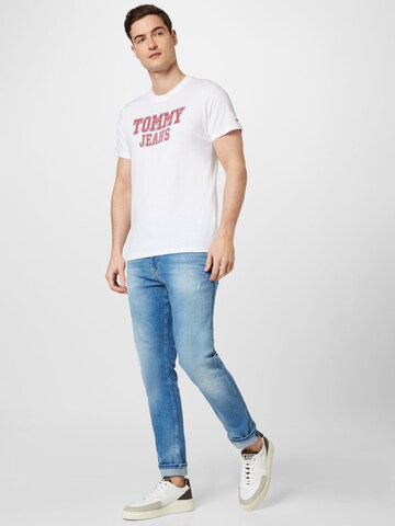 Tommy Jeans - Camiseta 'Essential' en blanco