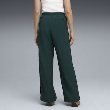 PUMA Wide leg Sportbroek 'T7' in Groen