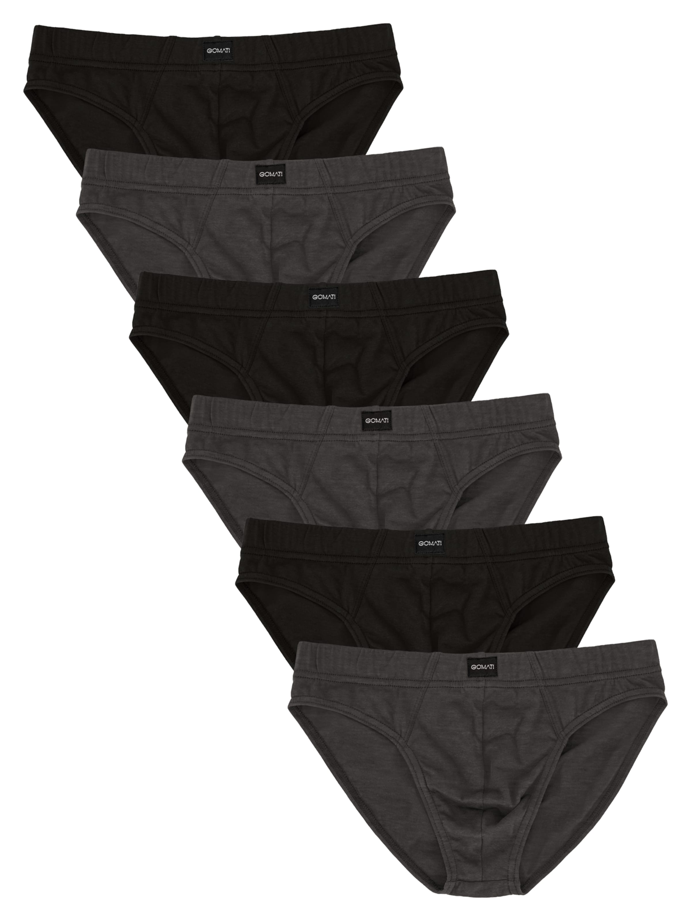 Gomati Panty 'Jersey Line' in Grey: front