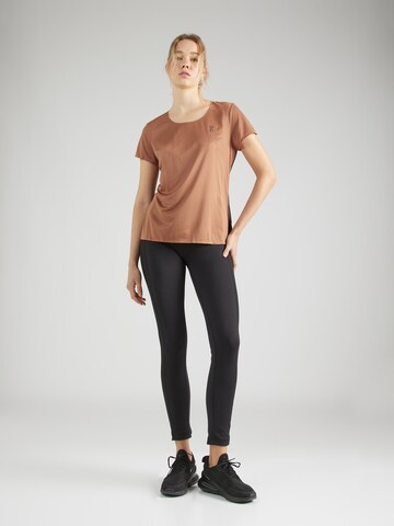 On Performance shirt 'Performance-T' in Brown