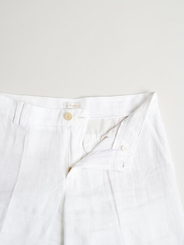 Wide leg Pantaloni per costume tradizionale 'Martha 7692' di W. Wegener in bianco