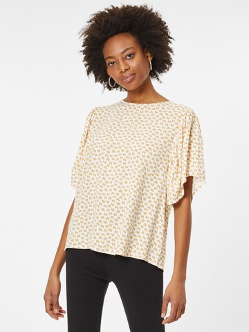 SAINT TROPEZ Blouse 'May' in Geel: voorkant