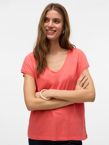 VERO MODA Shirt 'VMLuna' in Orange: front