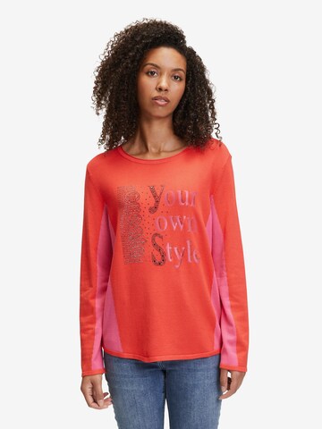 Betty Barclay Sweater in Red: front