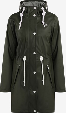 ICEBOUND Raincoat in Green: front