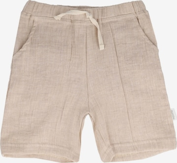 MAXIMO Regular Hose 'GOTS MINI-Shorts,Musselinstoff' in Beige: Vorderseite