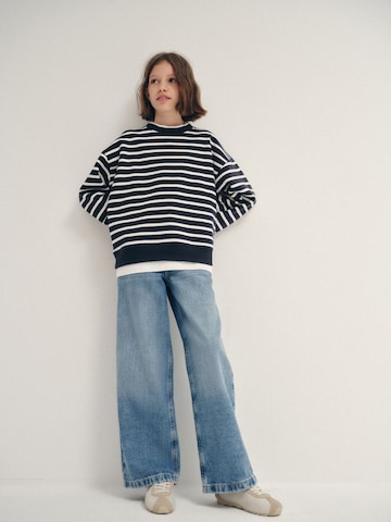 The Set Sweatshirt i blå