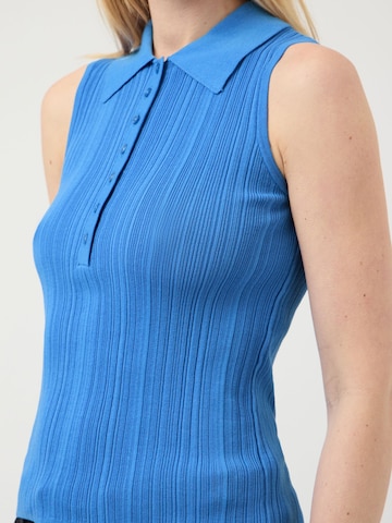 YAS Strickweste in Blau