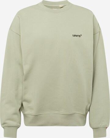 LEVI'S ® Sweatshirt 'Red Tab Sweats Crew' in Green: front