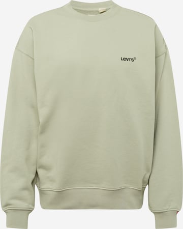 LEVI'S �® - Sweatshirt 'Red Tab Sweats Crew' em verde: frente