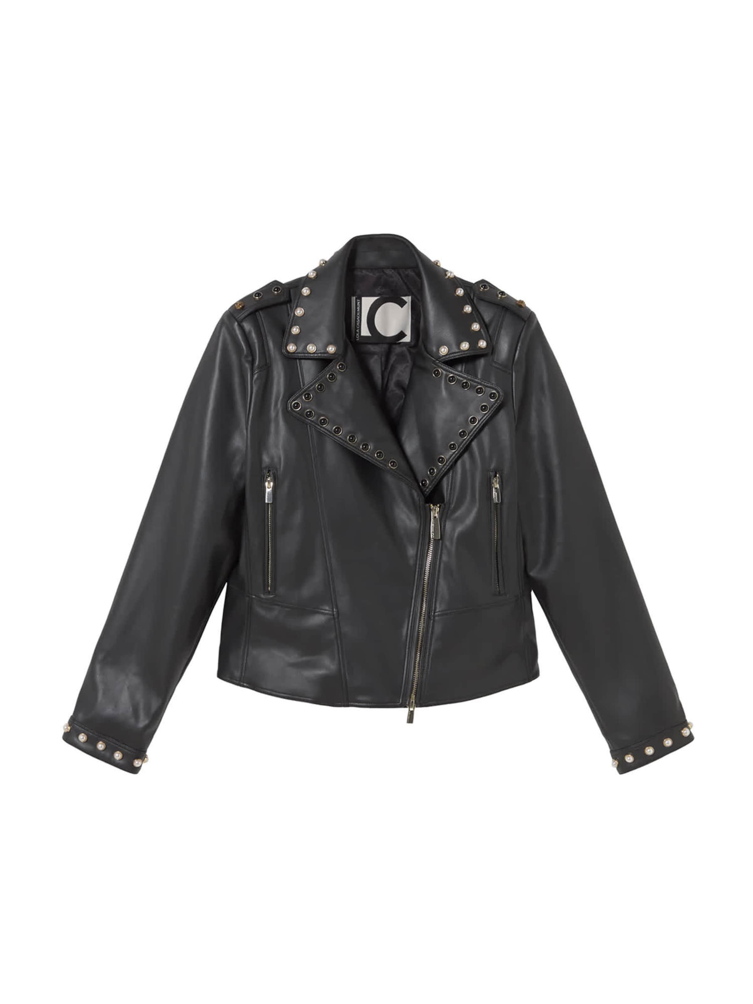 Lola Casademunt Between-season jacket in Black: front
