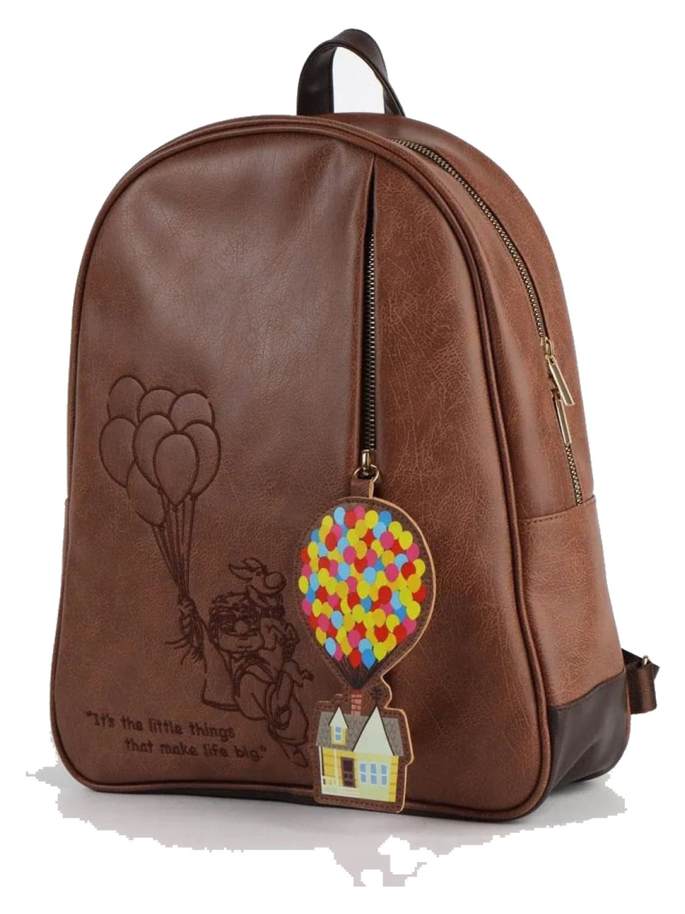 DISNEY Backpack 'Disney Pixar' in Brown