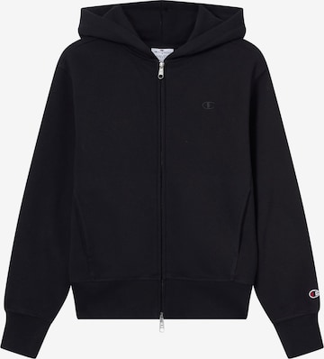 Veste de survêtement Champion Authentic Athletic Apparel en noir : devant