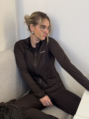 LeGer by Lena Gercke Ζακέτα φούτερ 'Simone' σε καφέ