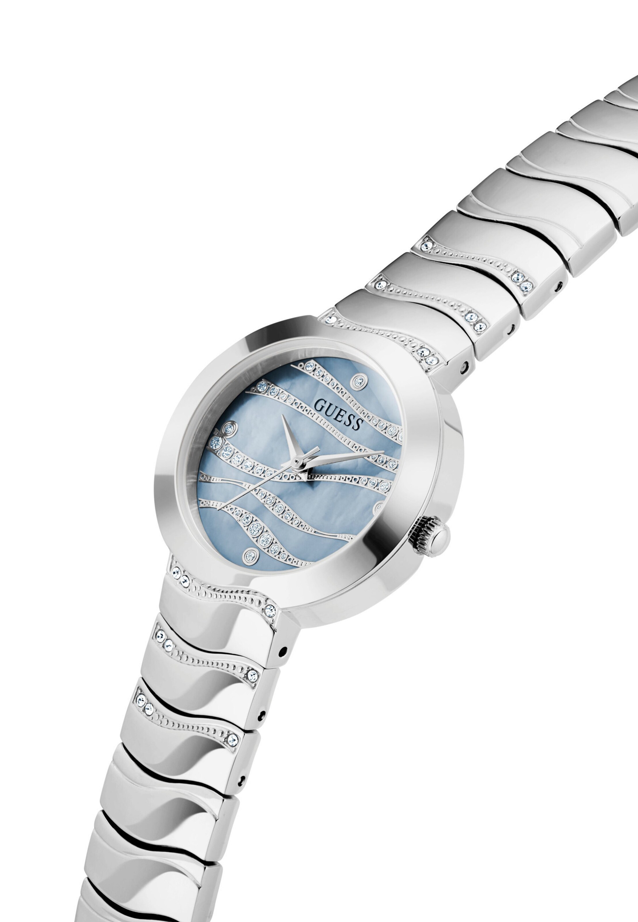 GUESS Analog watch 'Laguna' in Silver
