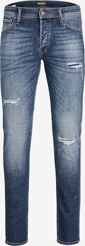 Coupe slim Jean 'Tim' JACK & JONES en bleu : devant