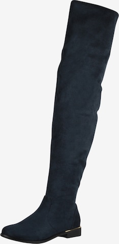 Cuissardes Elara en bleu : devant